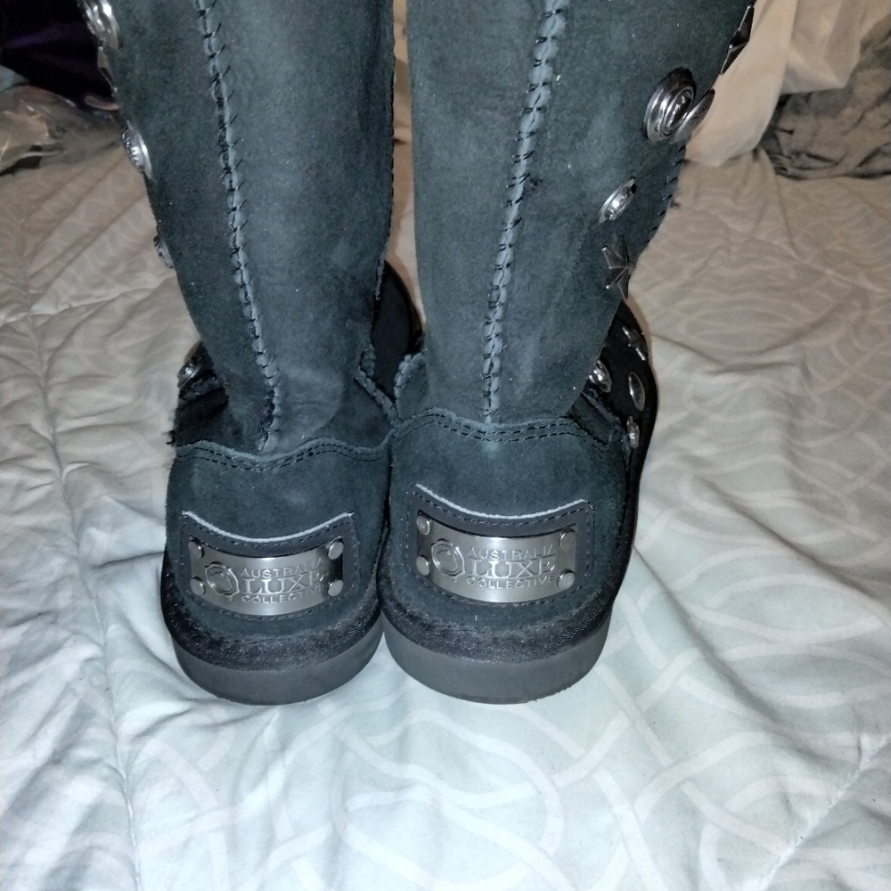 Australia "Luxe Angel X Tall" Sherpa star boots. - Picture 5 of 8
